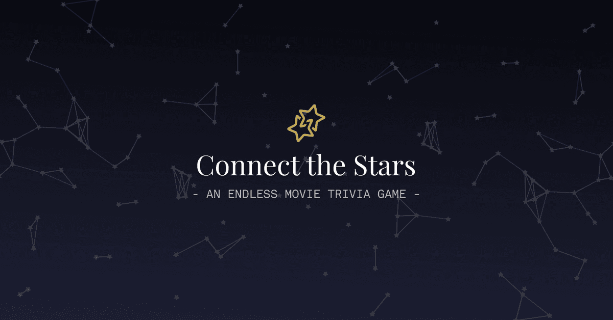 Connect the Stars — An endless movie trivia game